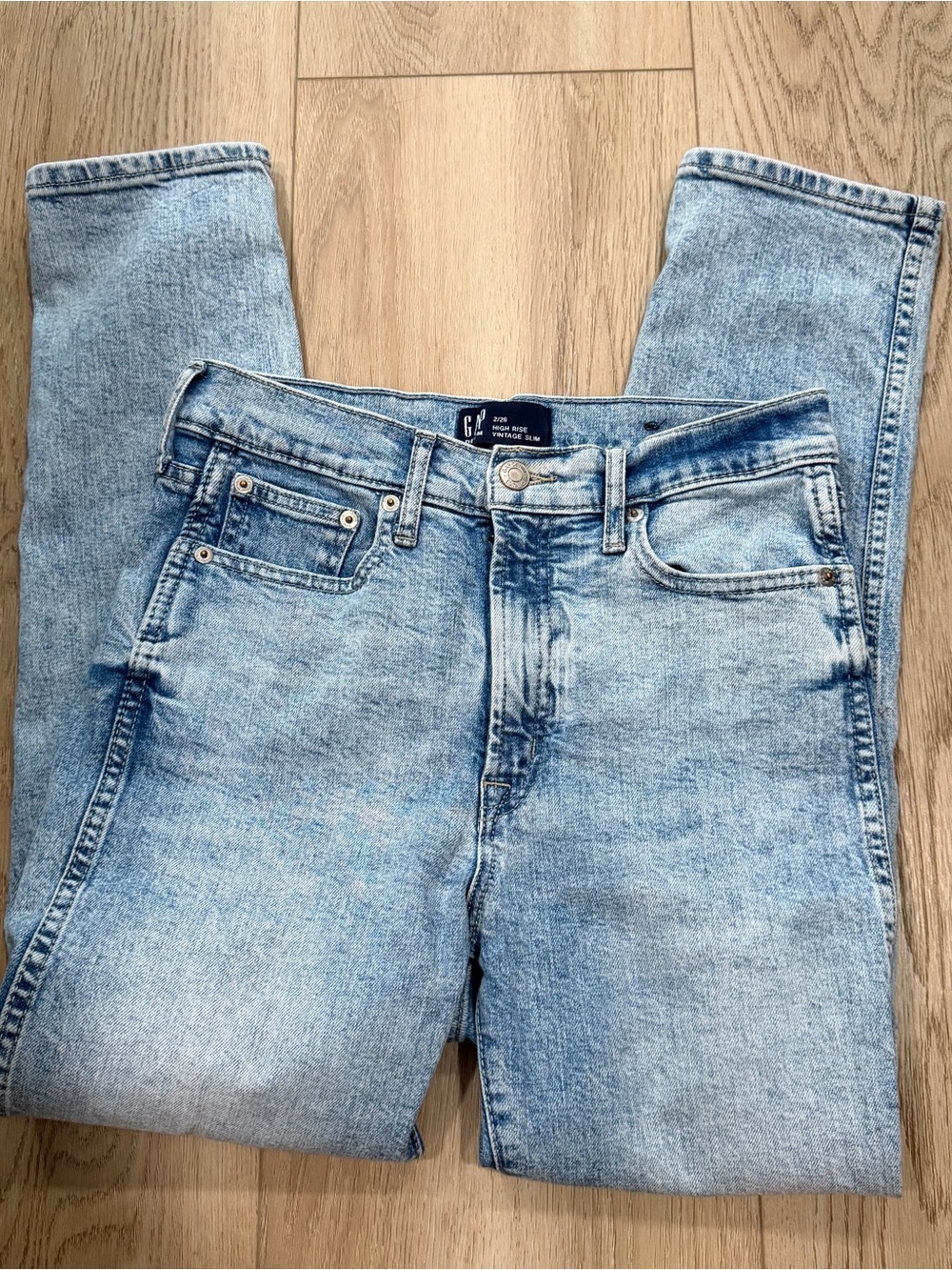Gap high rise vintage slim jeans
